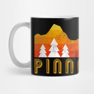 Pinnacles national park retro vintage Mug